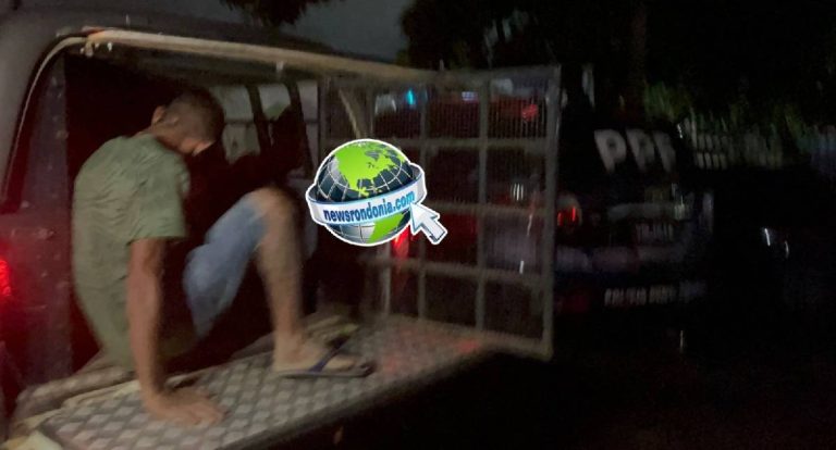 Foragido fica nervoso e é preso pelo BPChoque em Porto Velho