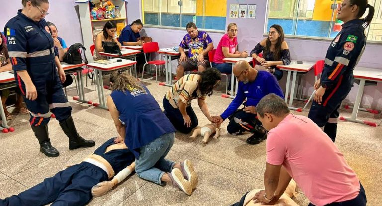 Samuzinho nas Escolas: projeto ensina primeiros socorros