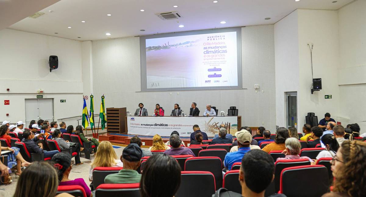 MPRO participa de audiência sobre mudanças climáticas no Rio Madeira