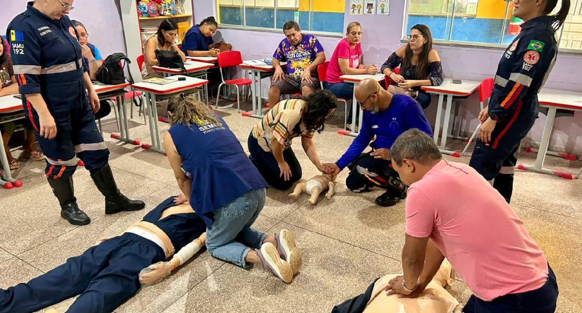 Prefeitura de Porto Velho promove treinamento de segurança para servidores e alunos