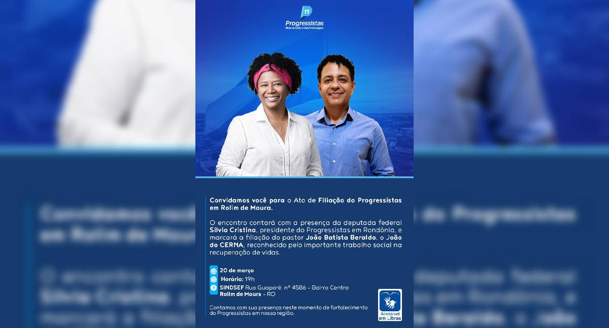 Sílvia Cristina: filiação fortalece o Progressistas