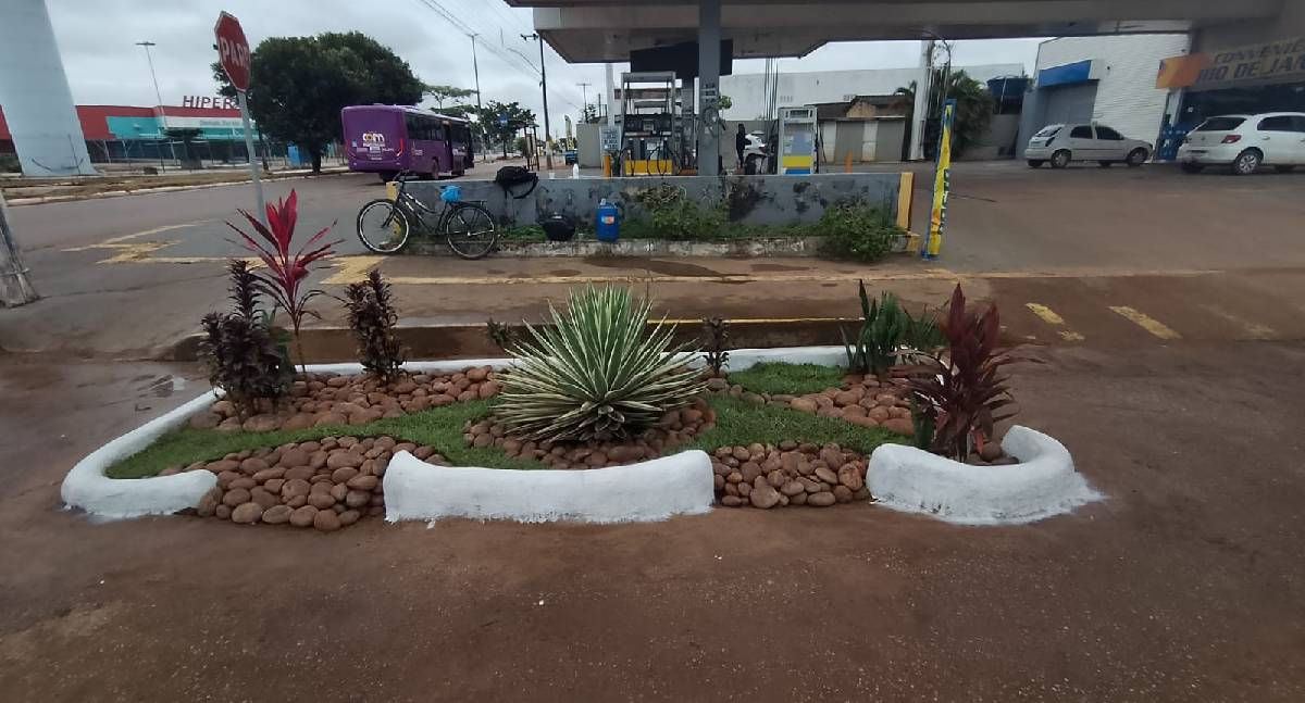 Porto Velho investe em jardins de chuva contra alagamentos