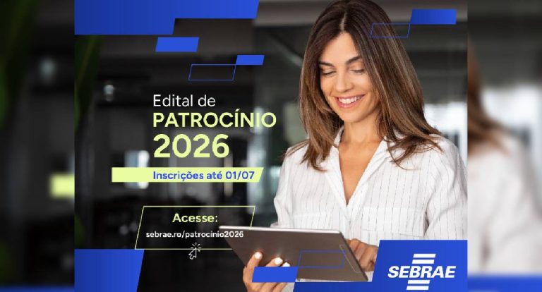 Sebrae em Rondônia abre seleção de projetos para patrocínio em 2026