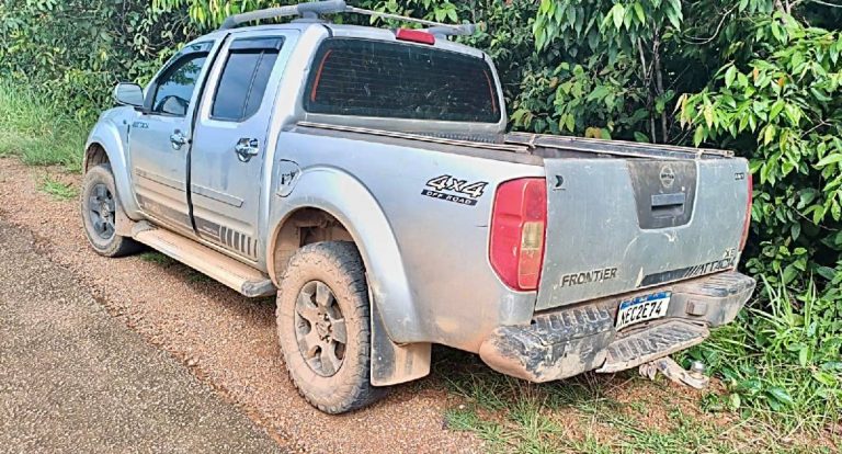 Camionete furtada na zona sul de Porto Velho é recuperada em operações integradas