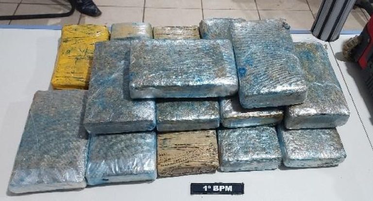Mulher é presa com 16 kg de maconha em Porto Velho