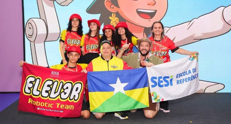 Equipe do SESI de Vilhena garante vaga em competição mundial de robótica