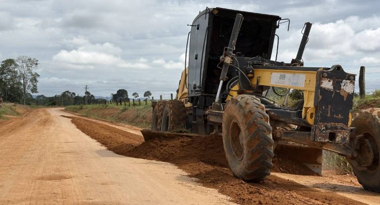 DER realiza manutenção na RO-144 após solicitação de Pedro Fernandes