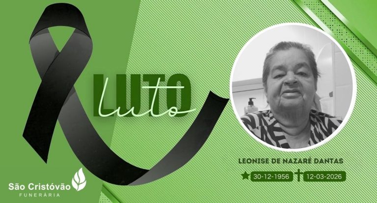 Nota de pesar: Leonise de Nazaré Dantas