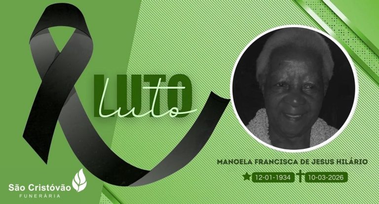 Nota de pesar: Manoela Francisca de Jesus Hilário