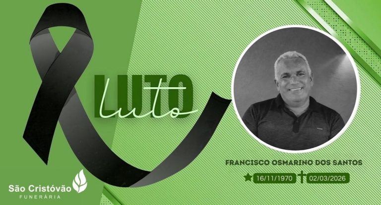 Nota de pesar: Francisco Osmarino dos Santos