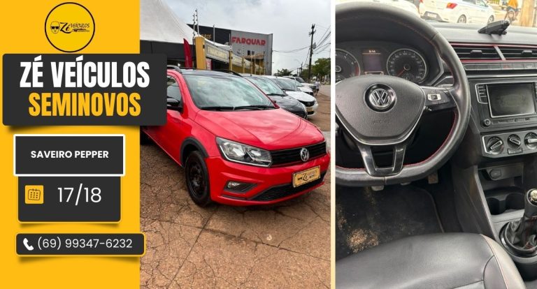 Saveiro Pepper 2018 Com Estilo Esportivo na Zé Veículos