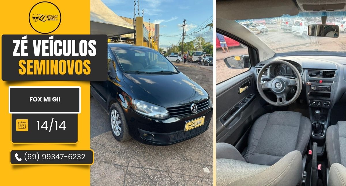 Fox MI GII 2014 Com Motor 1.6 Potente na Zé Veículos