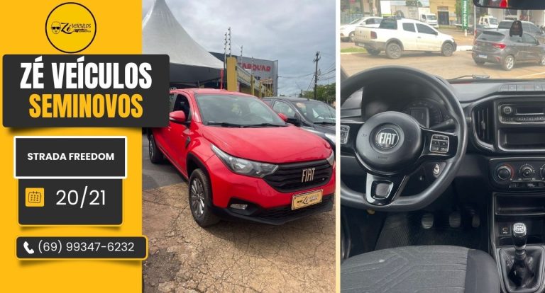 Strada Freedom 2021 Com Baixa Quilometragem na Zé Veículos