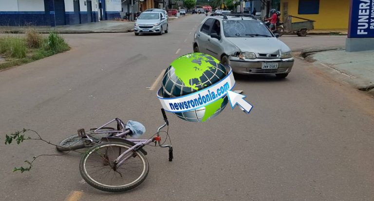 Acidente deixa idoso em estado grave após atropelamento