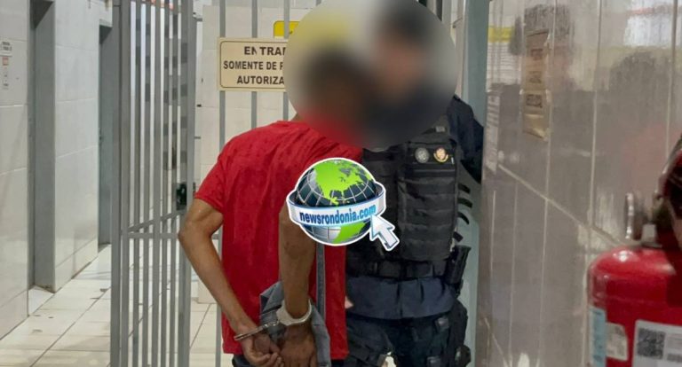 Apenado monitorado é preso com poste furtado após denúncia de violência doméstica
