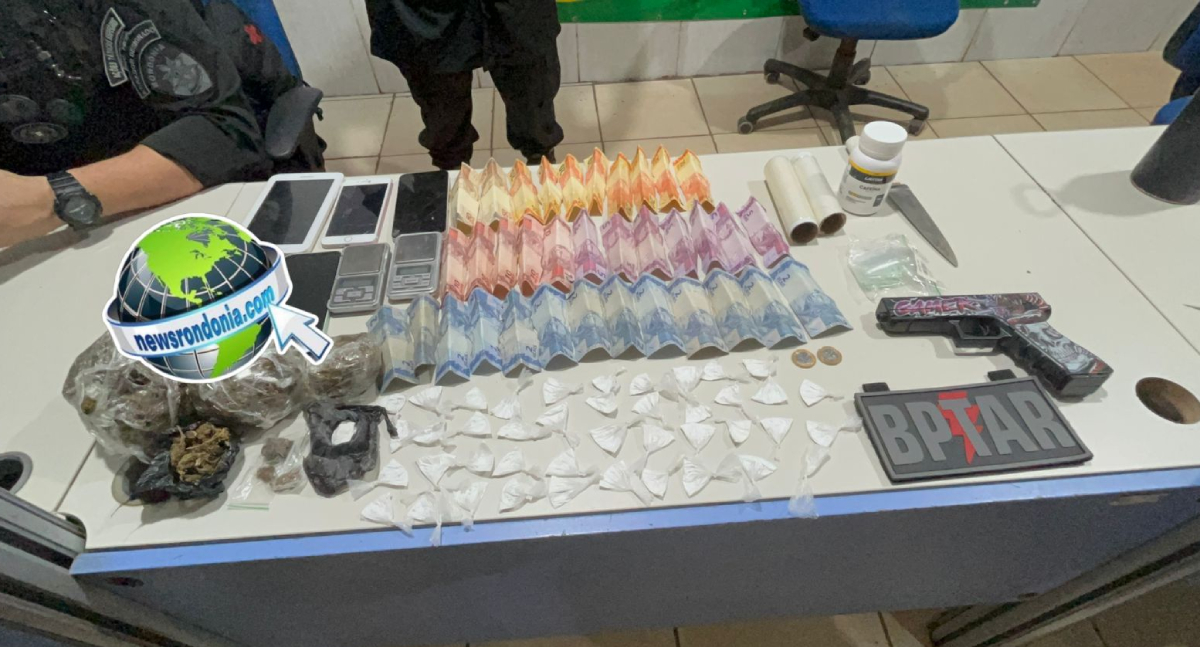 BPTAR prende traficante que vendia cocaína misturada com cafeína em condomínio