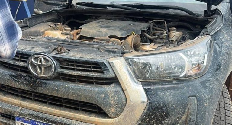 Caminhonete clonada com registro de furto é recuperada em Extrema