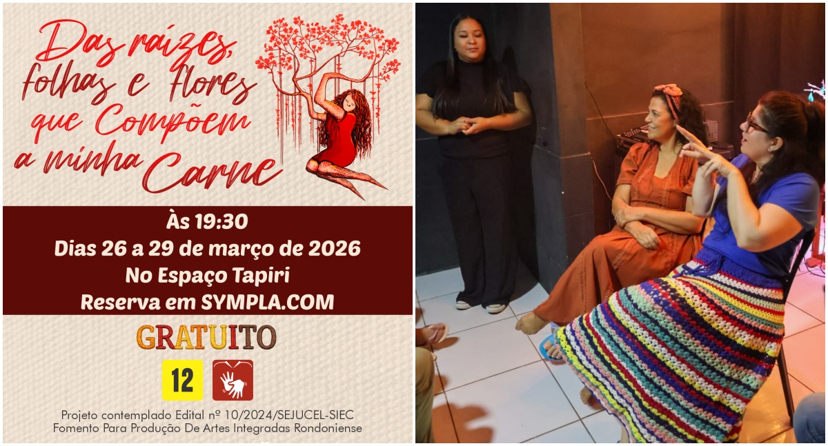 Teatro Ruante emociona comunidade surda em Porto Velho