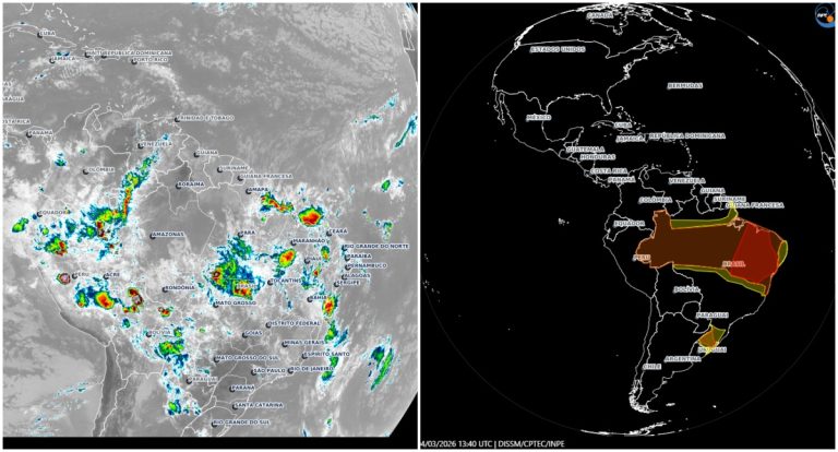 Rondônia sob alerta: tempestades severas e acumulados elevados atingem o estado na quinta-feira