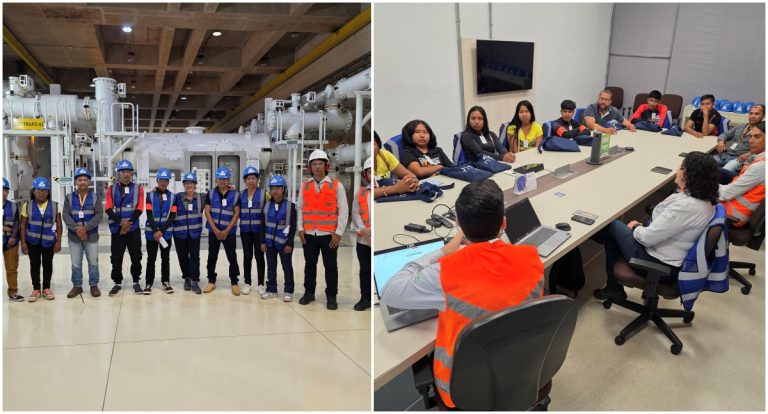 Jirau Energia recebe visita do povo indígena Amondawa em Rondônia