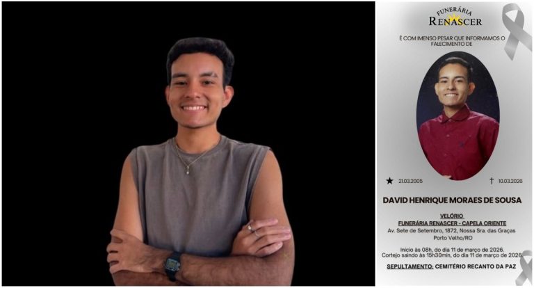 Morte de estudante do Ifro comove colegas e leva instituição a decretar luto em Porto Velho