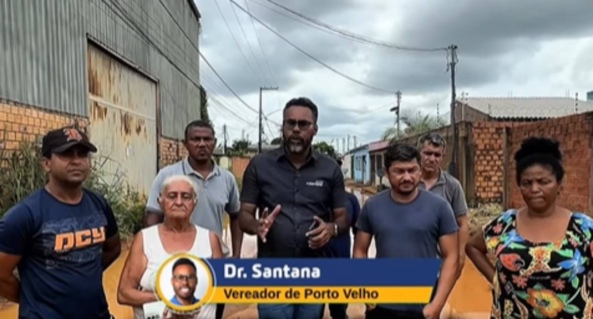 Dr. Santana cobra asfalto e drenagem para os bairros Castanheira e adjacências
