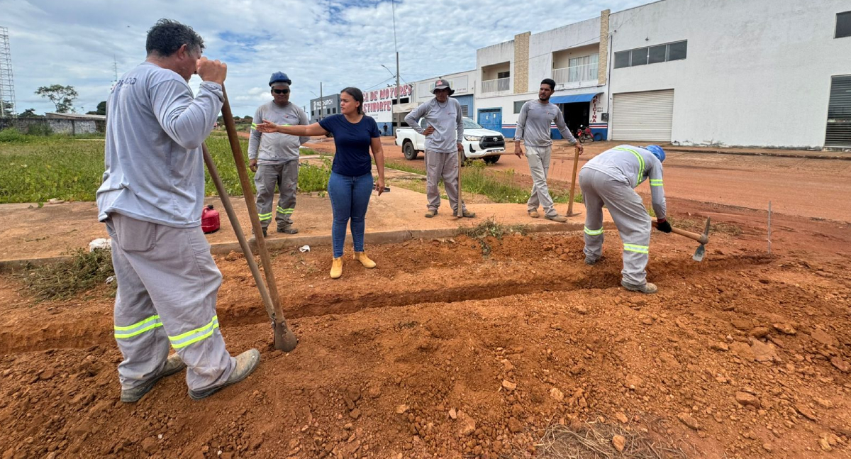 Dra. Taíssa fiscaliza obras do Estádio João Saldanha em Guajará-Mirim