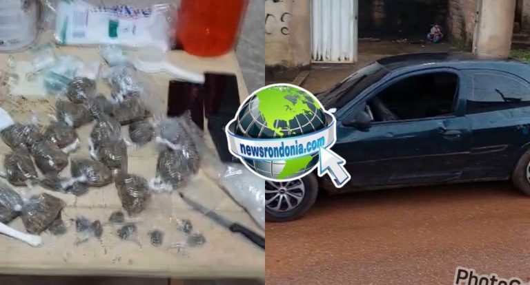 Equipe do sgt Machado prende trio com drogas em boca de fumo na zona Norte