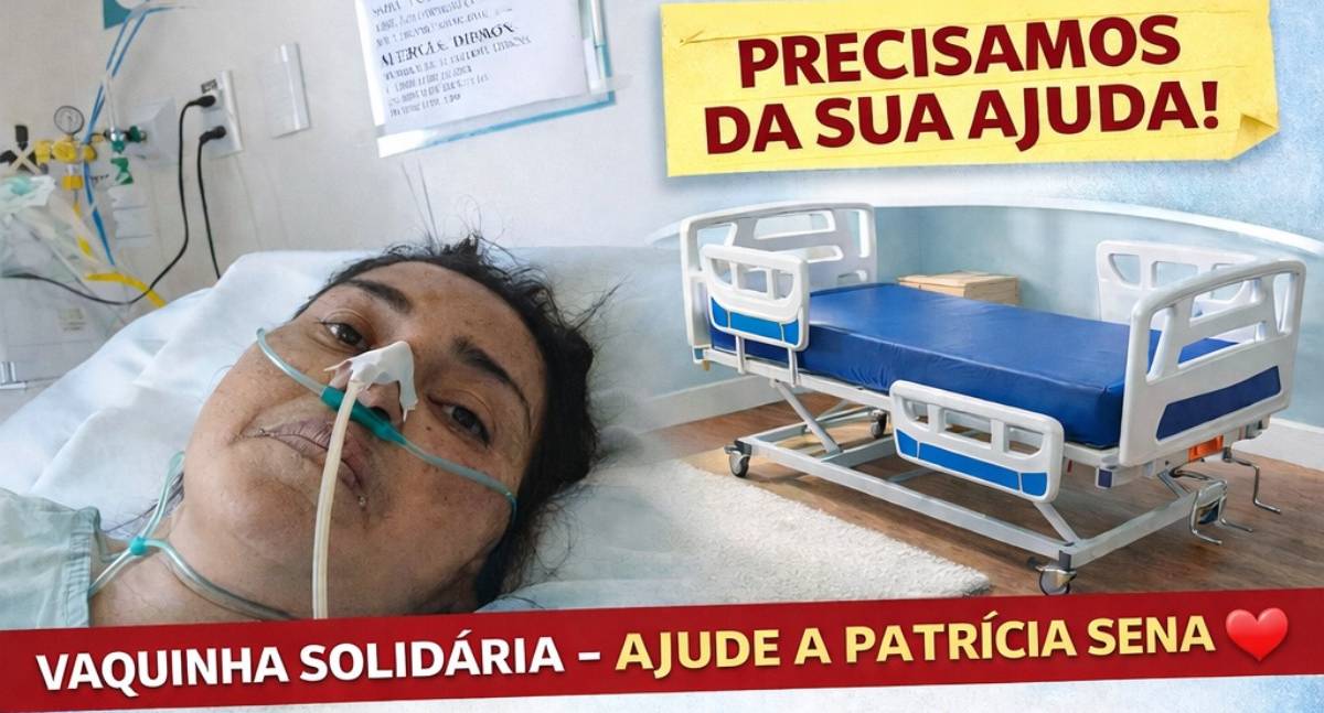 Família realiza vaquinha solidária para ajudar mulher acamada após derrame