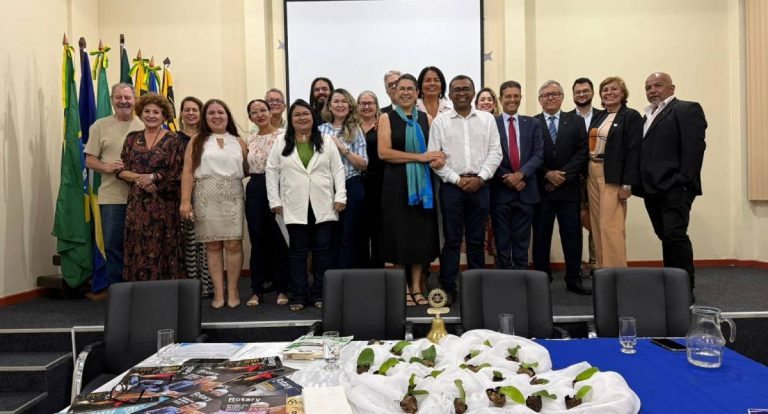 Governador Leonardo Pinheiro cumpre agenda oficial nos clubes de Rotary em Porto Velho