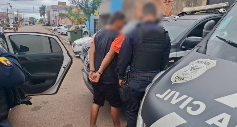 Homem é preso após ameaçar ex-companheira de morte e queimar roupas da vítima em Porto Velho