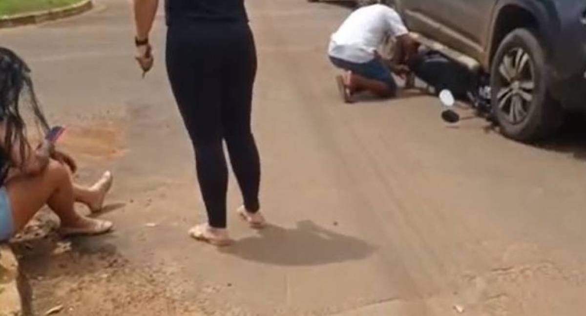 Leitor registra "milagre" no trânsito após colisão com picape em RO