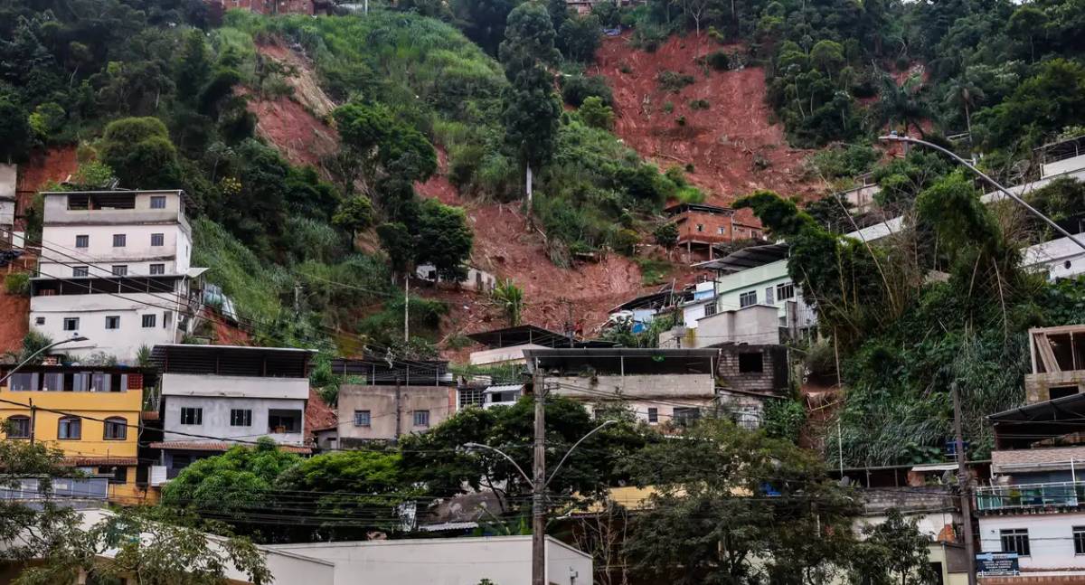 Minas Gerais lidera ocupação urbana em encostas de risco no Brasil
