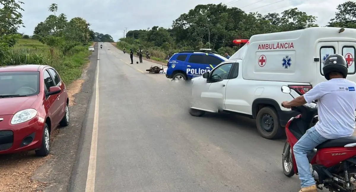 Motociclista morre após colidir com capivara na RO-135