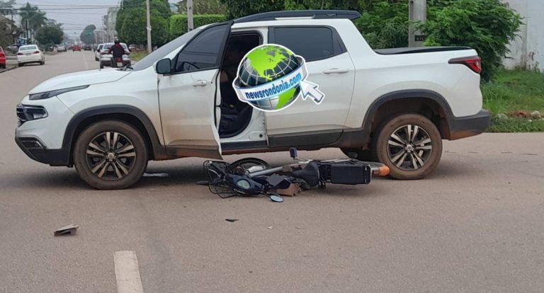 Motorista avança cruzamento e causa grave acidente com ciclista na capital