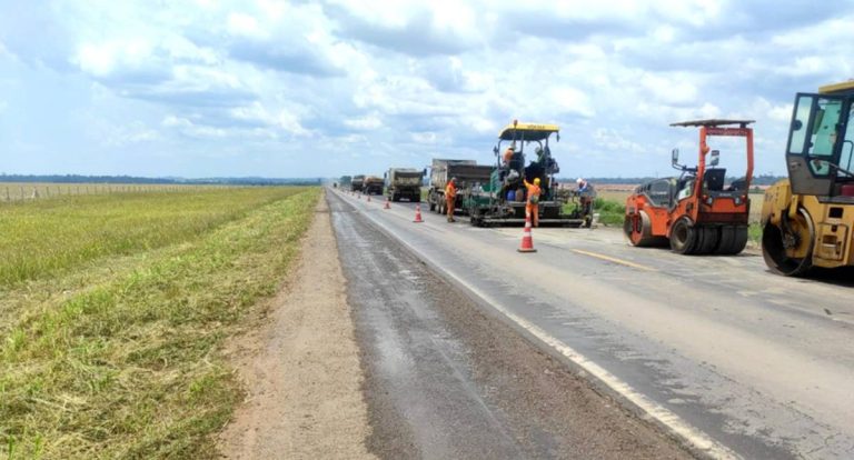 Nova 364 divulga cronograma semanal de obras na BR-364 em Rondônia