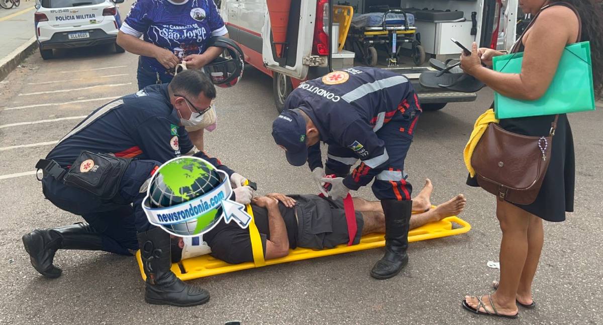 Ônibus invade preferencial e causa grave acidente em Porto Velho