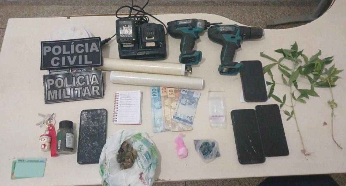 Operação integrada prende casal por tráfico de drogas e associação em RO