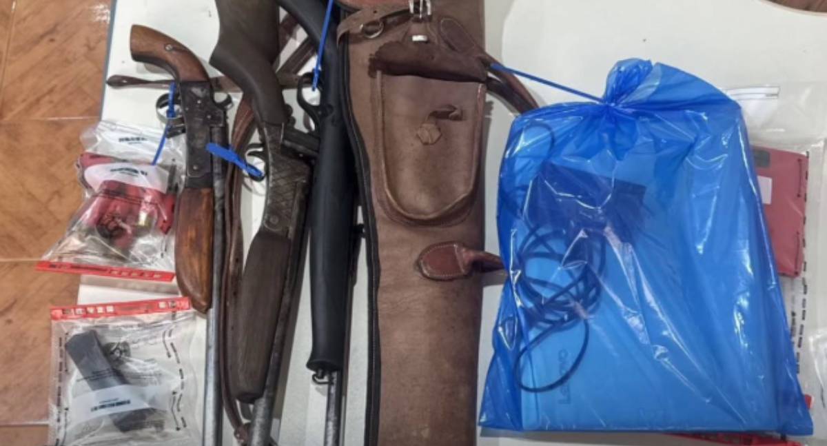Polícia Civil apreende arsenal e drogas em propriedade rural de Pimenta Bueno