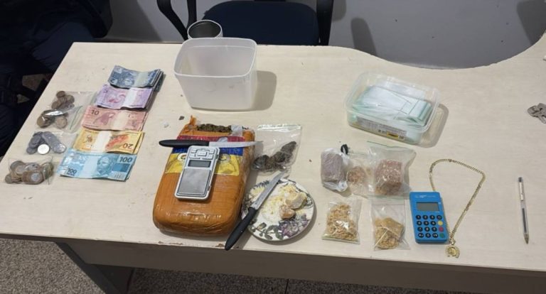 Polícia Militar desarticula dois pontos de tráfico e apreende drogas com auxílio de cão farejador em RO