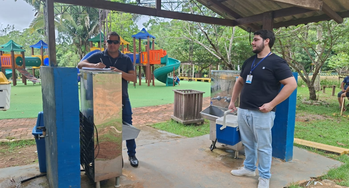 Prefeitura monitora qualidade da água no Parque Natural e Viveiro Municipal