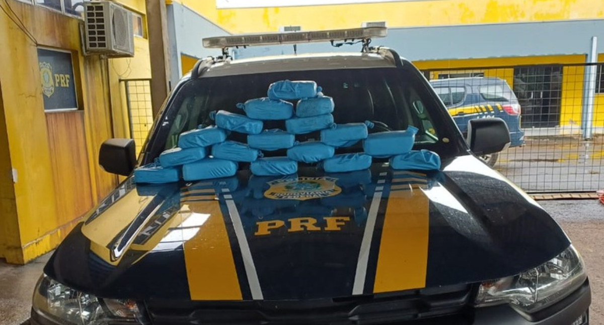 PRF apreende mais de 20 kg de entorpecentes em Ji-Paraná