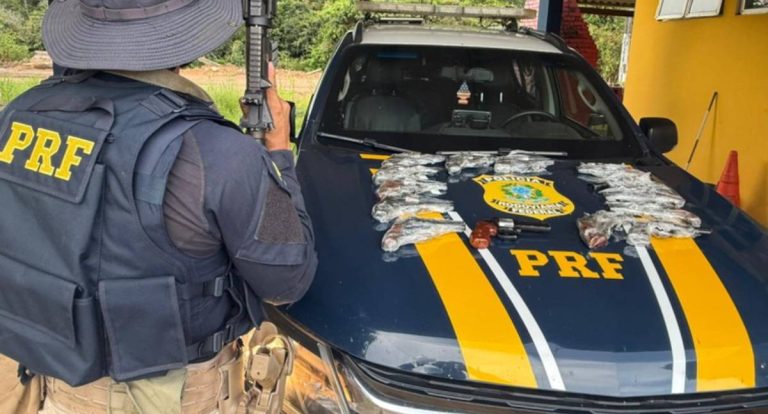 PRF em Rondônia apreende 14 armas de fogo em Porto Velho