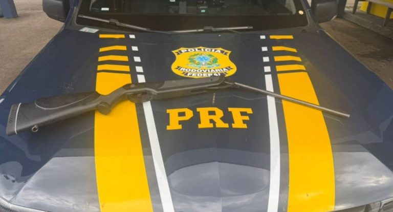 PRF em Rondônia apreende 3 armas no final de semana