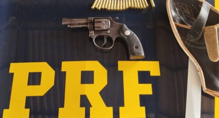 PRF em Rondônia prende homem com revólver e munições na BR-364