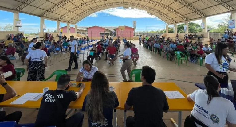 Programa Rondônia Cidadã leva serviços gratuitos ao distrito de Nova Esperança em Espigão do Oeste