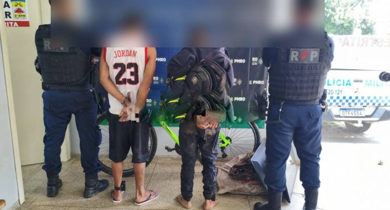 Suspeitos monitorados por tornozeleira são presos após furto de bicicleta em RO