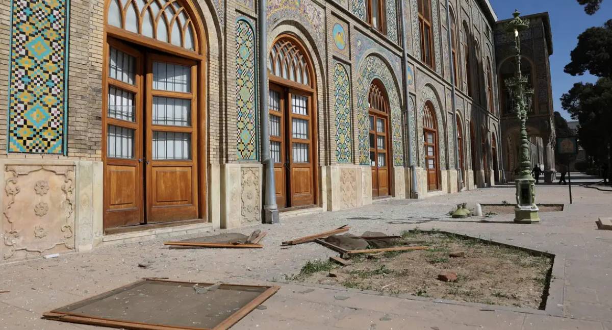 Unesco alerta para danos ao Palácio de Golestan após bombardeio em Teerã