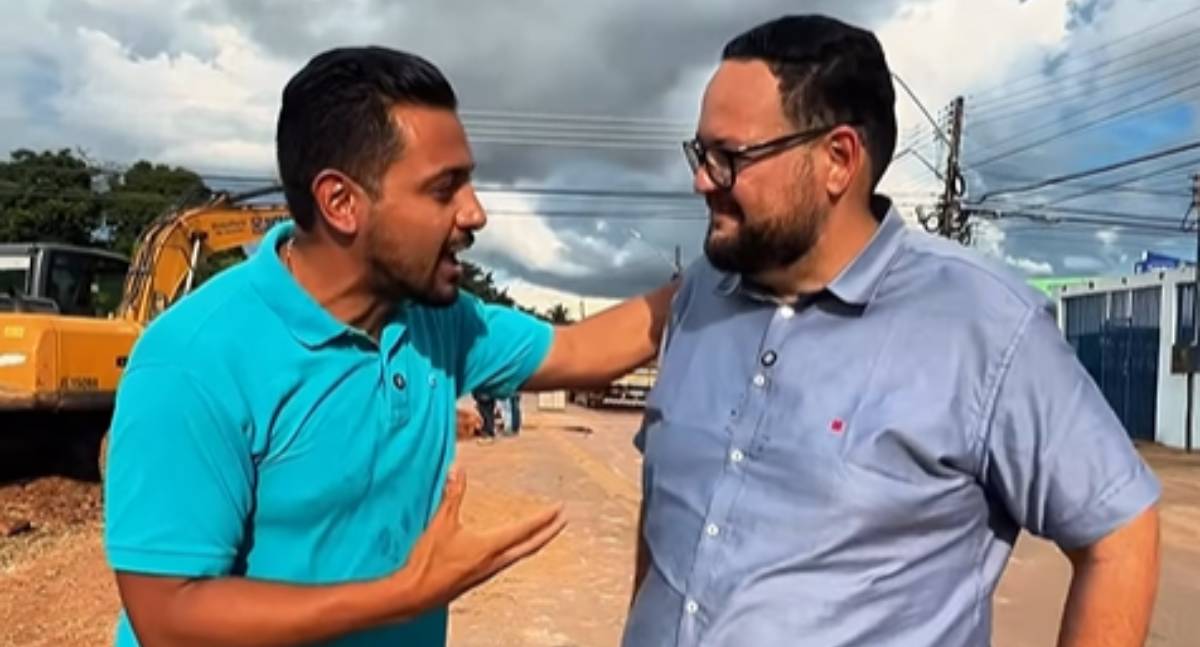 Vereador Dr. Gilber acompanha avanço de obras de drenagem na Rua Benjamin Constant