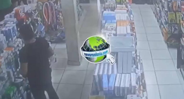 VÍDEO: Ladrão é filmado fazendo furto na loja do Chinês no centro